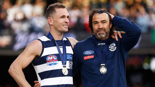 Chris Scott and Joel Selwood