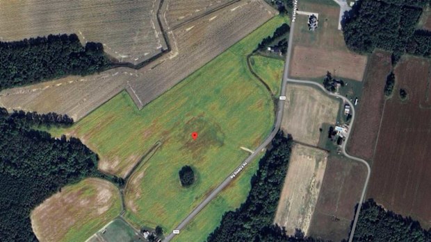 Major components of the second warhead remain buried deep in a field in North Carolina.