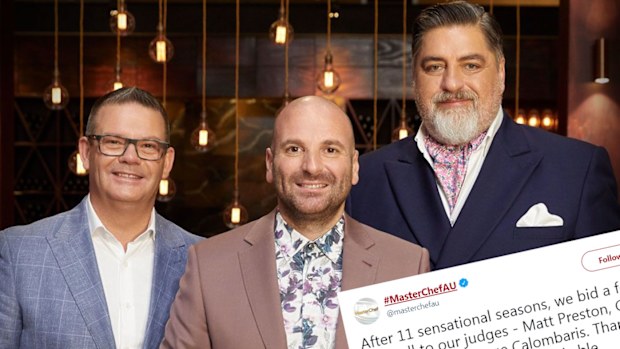 MasterChef’s judges Matt Preston, Gary Mehigan and George Calombaris have left the show