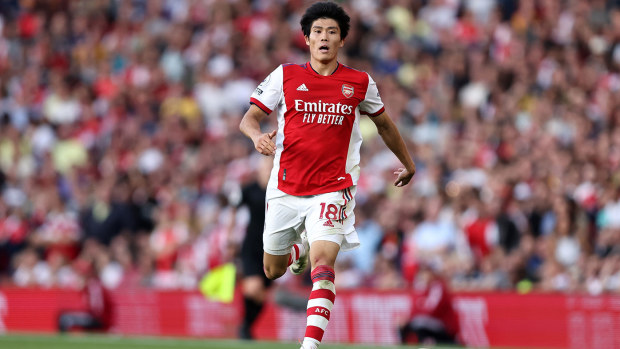Takehiro Tomiyasu of Arsenal 