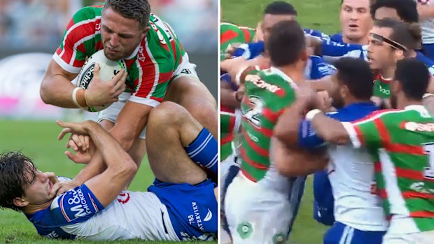 Lewis and Burgess go at it
