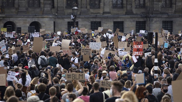 George Floyd protests, Amsterdam