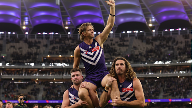 Nathan Fyfe son maçından sonra taşınıyor.