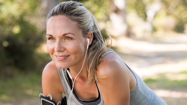 Woman exercising