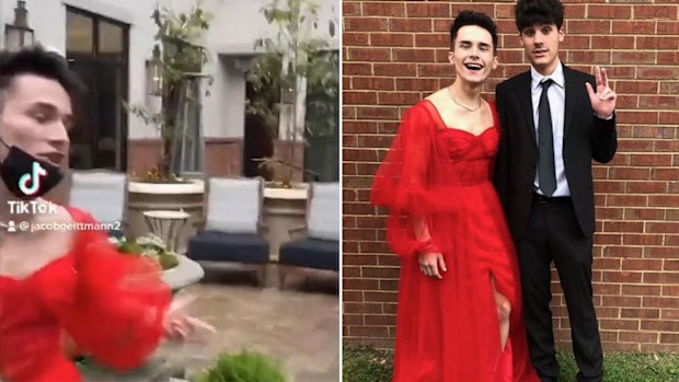 Teenager harassed for formal dress gains global support