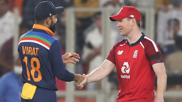 Virat Kohli Eoin Morgan