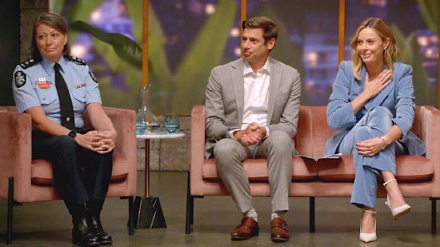 Season two of Parental Guidance is hosted by A Current Affair's own Ally Langdon (right) and parenting expert Justin Coulson (middle).