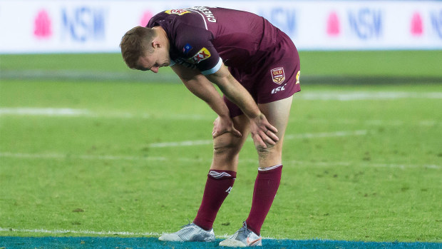 Daly Cherry-Evans dejected after losing the Origin decider