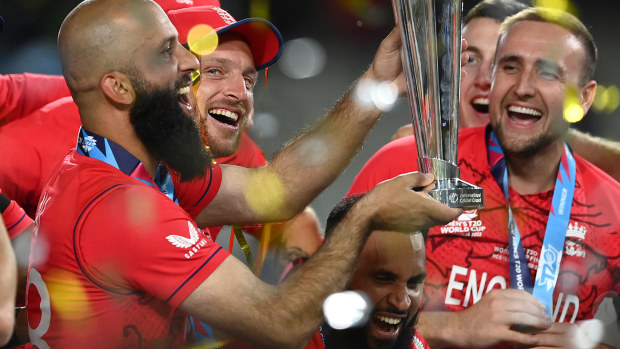 Moeen Ali was part of England's T20 World Cup-winning side.
