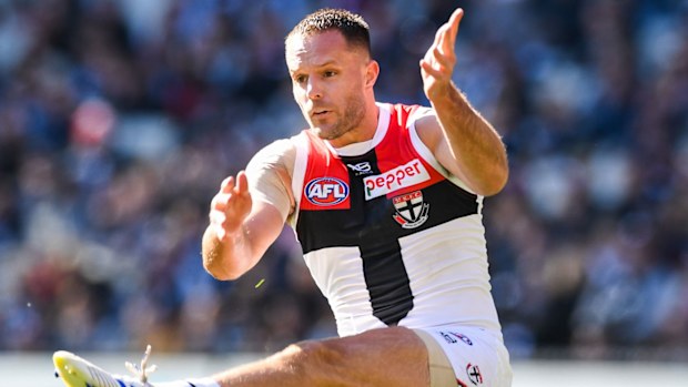 St Kilda's Nathan Brown 