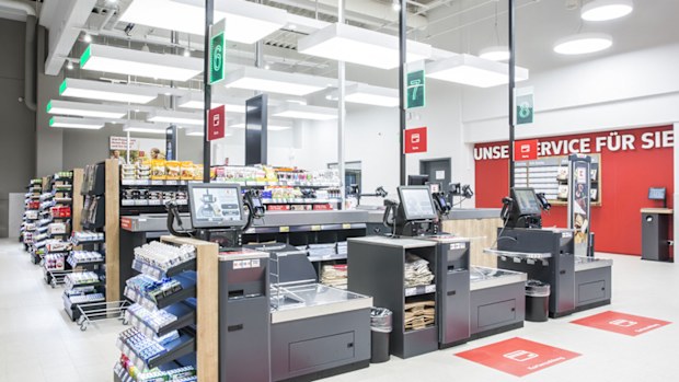 The stores are said to be a cross between a Coles or Woolworths, Kmart and JB Hi-Fi all in one.