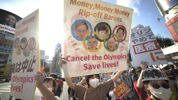 Olympic protestors