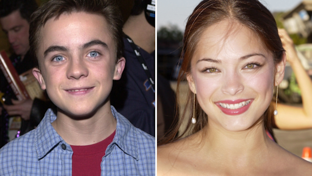 Frankie Muniz and Kristin Kreuk 