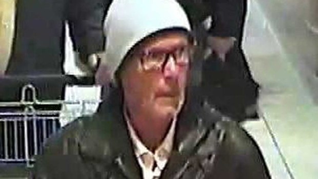 The CCTV photo of the suspected baby food poisoner.