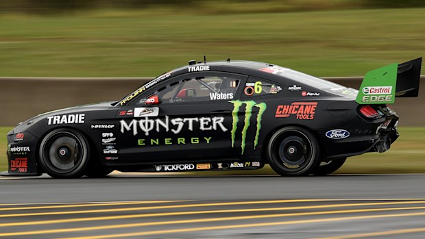 Cam Waters in action earlier this month at Sydney Motorsport Park.