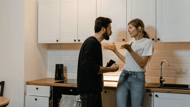 Couple having relationship issues.