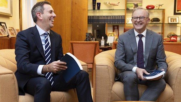 Treasurer Jim Chalmers and Prime Minister Anthony Albanese have delivered a second consecutive surplus - but it won't last long.