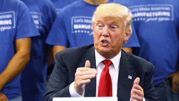 Donald Trump at an event in Dayton, Ohio. (AP)
