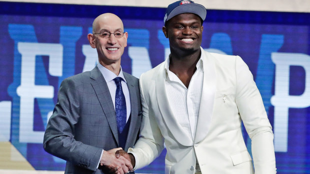 Zion Williamson is the no.1 pick in the 2019 NBA Draft