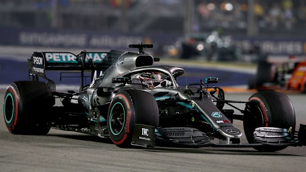 Lewis Hamilton finished fourth at the Singapore Grand Prix.