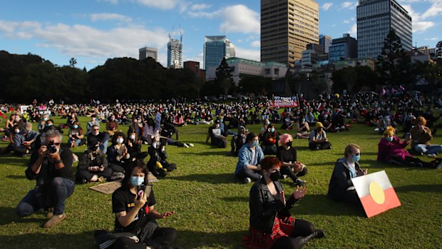 Black Lives Matter protest, Sydney