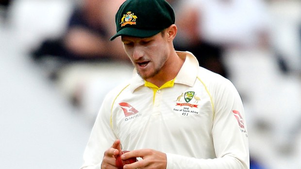 Cameron Bancroft of Australia during day 3 of the 3rd Sunfoil Test match between South Africa and Australia at PPC Newlands on March 24, 2018 in Cape Town, South Africa. (Photo by Ashley Vlotman/Gallo Images/Getty Images)