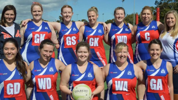 Gemma, back row second left, was an active and fit teacher before her shock bowel cancer diagnosis.