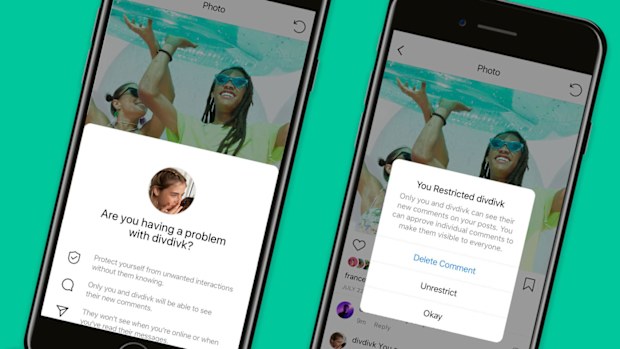2 Instagram restrict feature