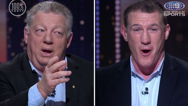 Phil Gould and Paul Gallen clash over their six-again interpretations. 