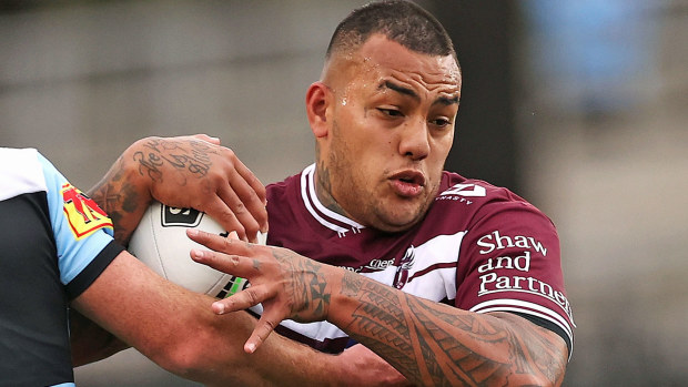 Addin Fonua-Blake of the Sea Eagles