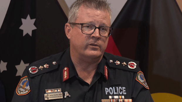 NT Police Commissioner Jamie Chalker.