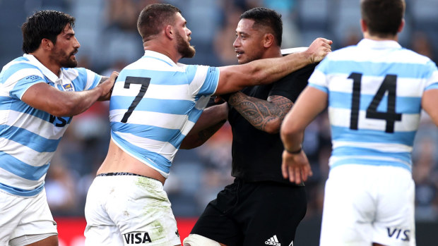Argentina defeat the All Blacks. (Getty)