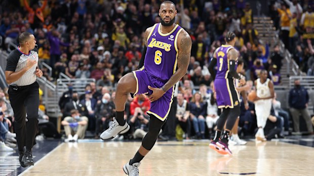 The celebration LeBron James was sanction over