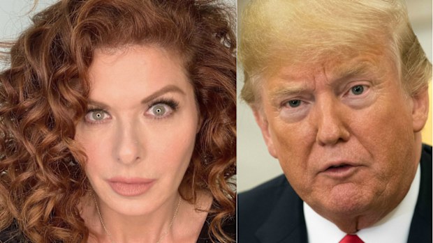 Debra Messing, Donald Trump