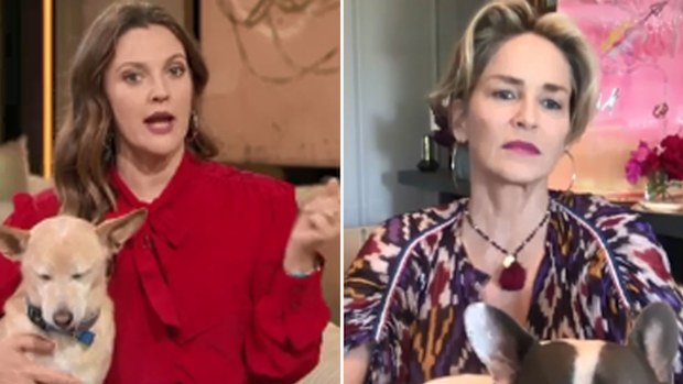 Drew Barrymore interviews Sharon Stone on her new show