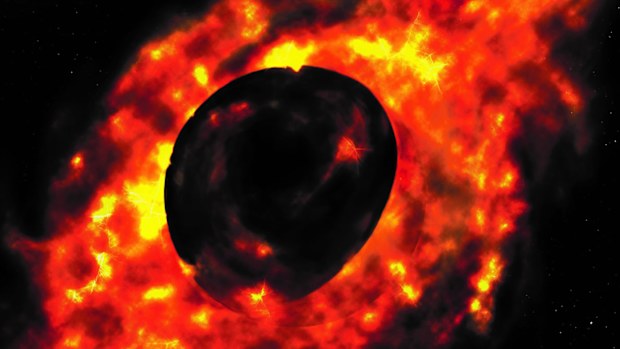 The fastest-growing black hole ever recorded.