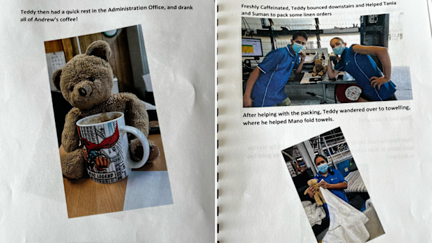Australian singer Alex the Astronaut has been reunited with her lost teddy in the most adorable way.