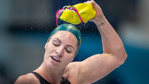 Emily Seebohm at the postponed Tokyo Olympics.