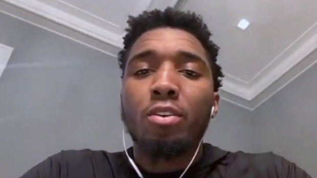 Donovan Mitchell speaks to GMA from coronavirus quarantine
