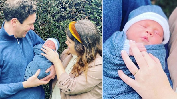 Princess Eugenie and Jack Brooksbank introduce their son August Brooksbank