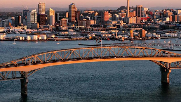 Auckland's Harbour Bridge. (AAP)