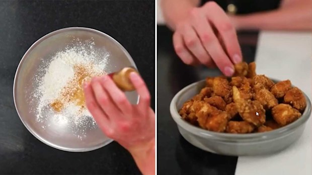 Viral popcorn chicken recipe