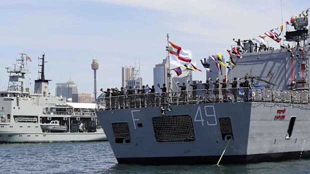 HMAS Leeuwin. (AAP)