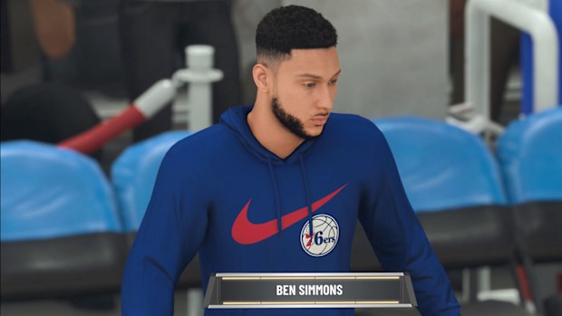 Philadelphia 76ers' Ben Simmons in NBA 2K20