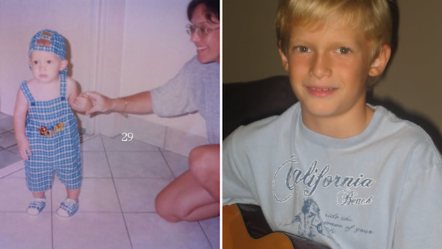 Cody Simpson young throwback photos singing swimming 