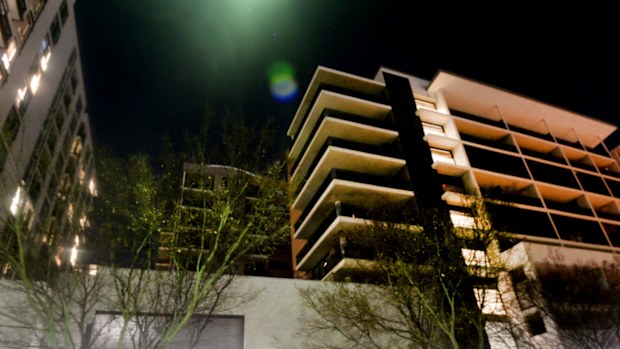 The 'cracking' Mascot Towers.