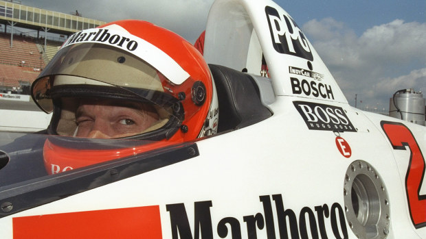 Al Unser Jr, pictured in 1996 during his time with Team Penske.