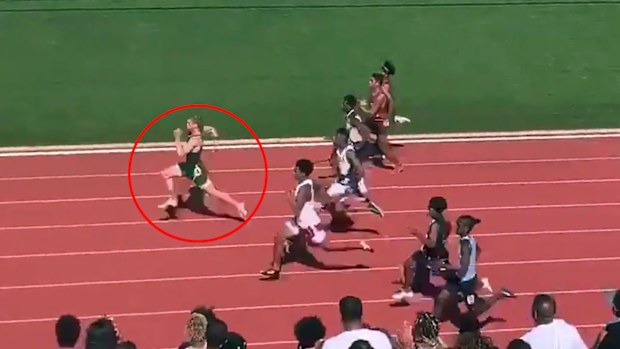 Matthew Boling sets new high-school 100m world record