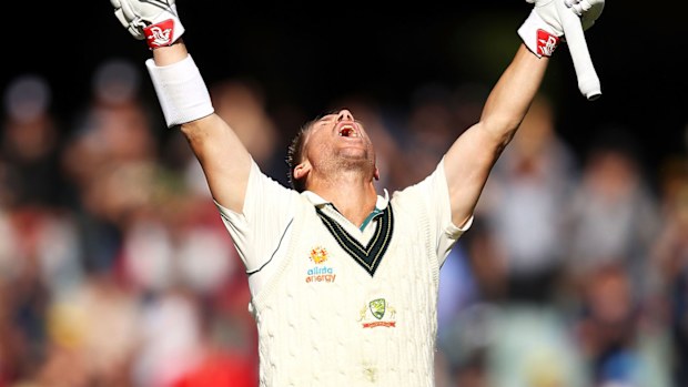 David Warner celebrates 300