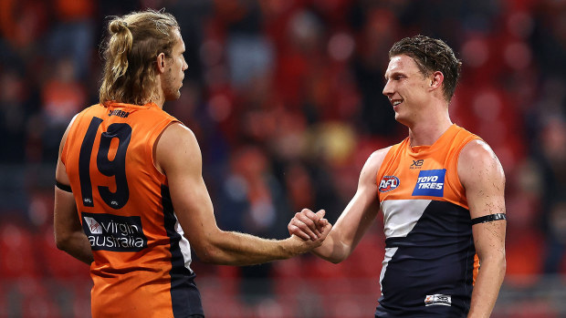 GWS Giants duo Nick Haynes and Lachie Whitfield are both reportedly available